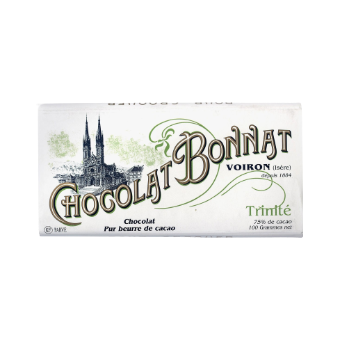 Tablette de chocolat Bonnat "Trinité" 75% de cacao
