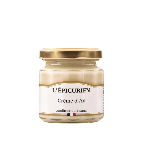 Pot de creme d'ail artisanale